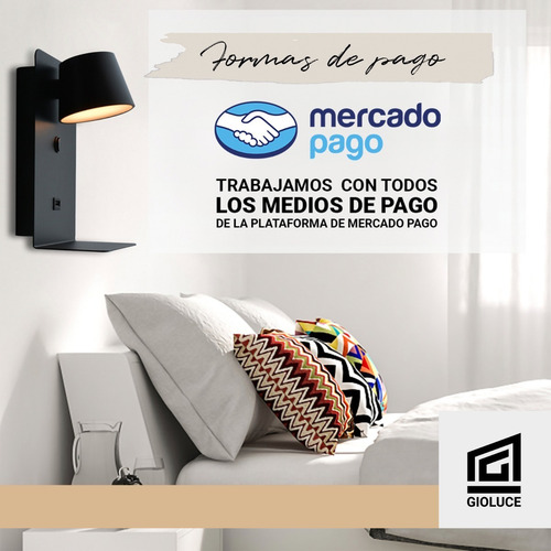 Imagen 6 de 10 de Iluminacion Aplique Plafon Barral Calado Moderno Luz Led Ccl