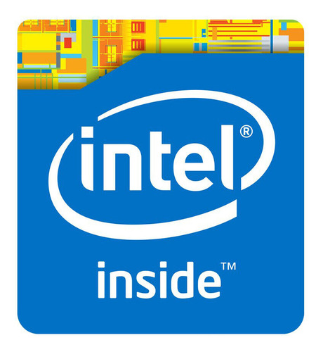 Logo Sticker Intel Inside Autoadhesivo Original Pc