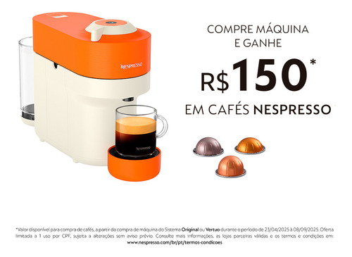 Cafeteira Nespresso Vertuo Pop Pantone Edição Limitada 110v