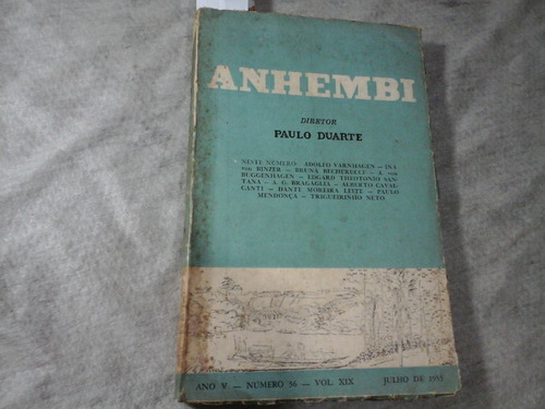 Anhembi Nº 56 De 1955 A 3ª Bienal Hans Christian Andersen