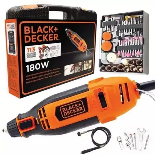 Mini Torno Black Decker Minitorno 113 Accesorios Rt18ka