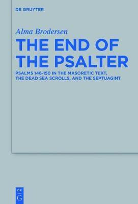 Libro The End Of The Psalter - Alma Brodersen