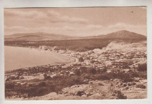 1930 Postal Vista General De Piriapolis Fotografia En Sepia 