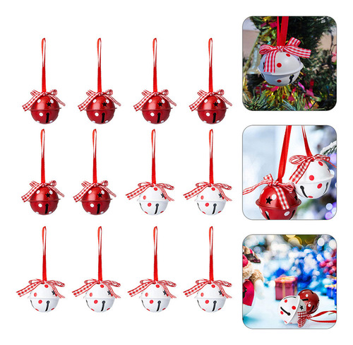 Cascabeles Navideños La Campana, 12 Unidades