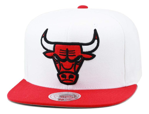 Mitchell & Ness Chicago Bulls Snapback Gorra Tamaño Logo