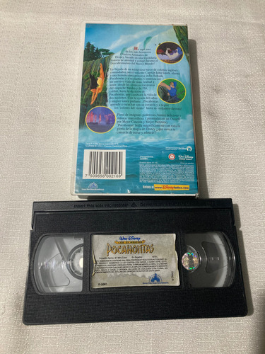Pocahontas Vhs Película En Español Disney (Usado)