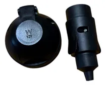 Comprar Juego Ficha Conector Trailer 7 Vías Enchufe Macho Hembra