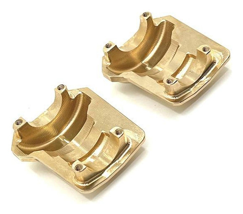 2 Piezas 1:10 Rc Cubierta De Eje De Puente Trasero Delantero