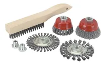 Comprar Set De Cardas Y Cepillo De Alambre  7 Piezas