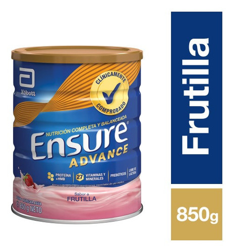 Ensure Advance 850 Gr. Frutilla