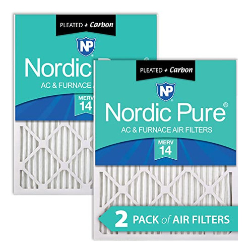 Horno Nordic Pure Merv 14 Plisado Más Carbono Ac A, 20 X 30