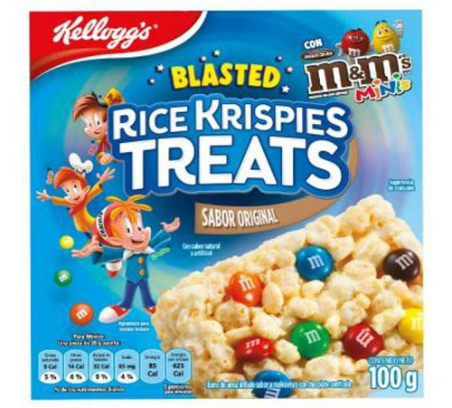 Barritas De Ceral Rice Krispies Treats M&ms Cereal Importado