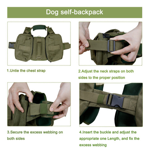 #nylon Mochila Para Cães Mochila Tática Para Animais De