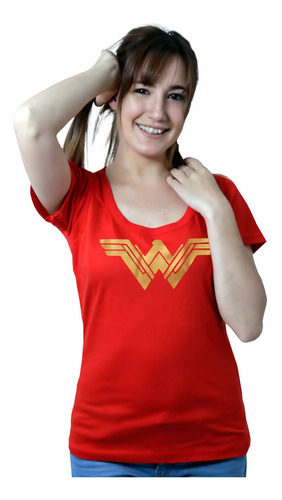 Imagen 1 de 4 de Wonder Woman Remera De Comics Para Chica - Mujer Maravilla,