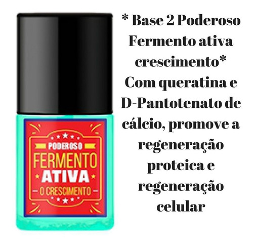 Kit Sos Unhas Top Beauty Com 4 Bases E 1 Cerinha