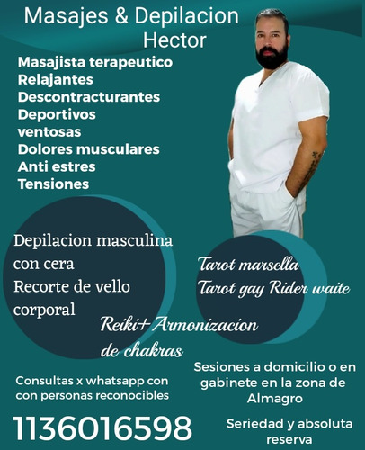 Imagen 6 de 8 de Depilación Masculina, Masajes.