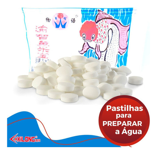 Anticloro Para Aquario E Preventivo Pastilhas 5 Un Cód.d5p5