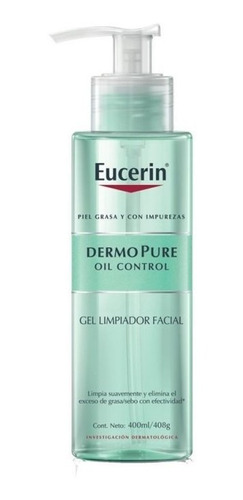 Eucerin Dermopure Oil Control Gel Limpiador Facial 400ml