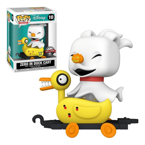 ¡Funko Pop! Disney Zero In Duck Cart 10 brilla en la oscuridad