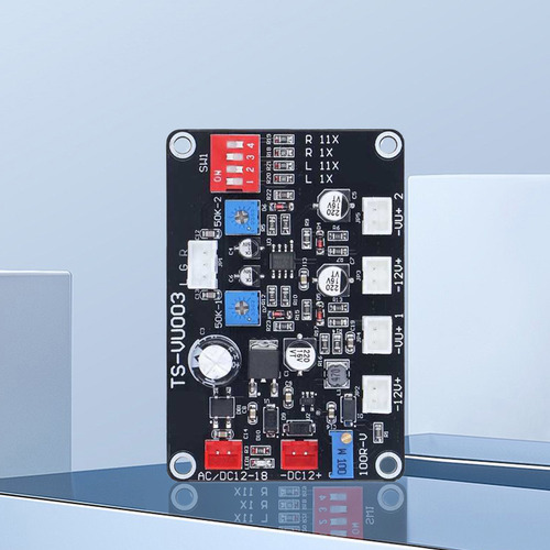 Ts Vu003 Vu Meter Driver Board Módulo De Driver De Luz De Fu
