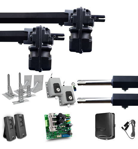 Kit Motor Portão Ppa Pivo Jetflex Super Wifi 6 Sup 2 Travas