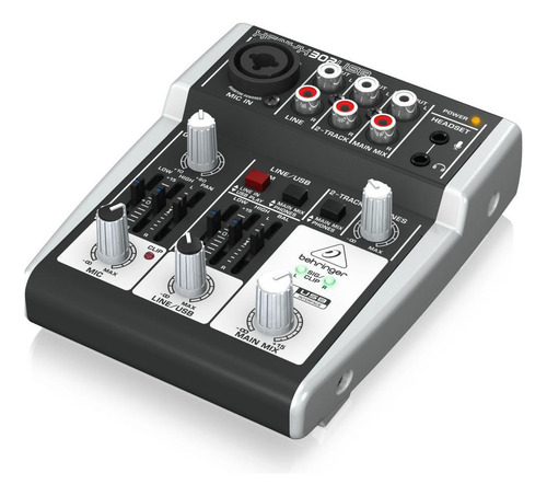 Behringer 302usb Xenyx - Mesa De Sonido Mixer 5 Canales (Usado)