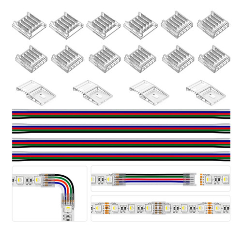 Btf-lighting Kit De Conectores Transparentes De 5 Pines De 0