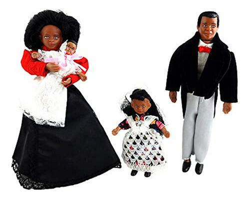 Familia De Muñecas Negras Vict. Doll - 60 Caracteres