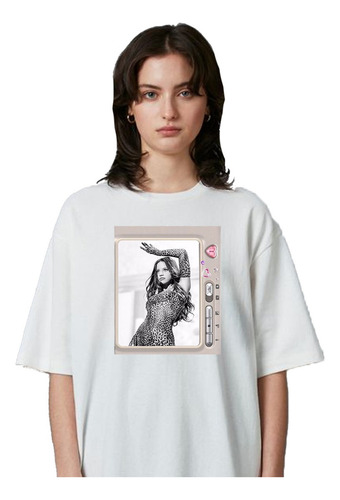 Remera Unsiex Emilia Mernes Vintage Polaroid Personalizada