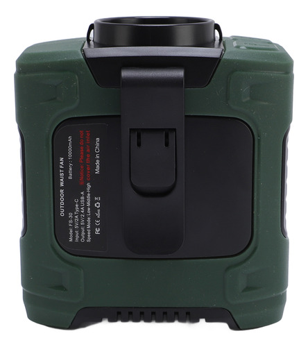 Ventilador Portátil Con Clip De Cintura De 10000 Mah En Cint