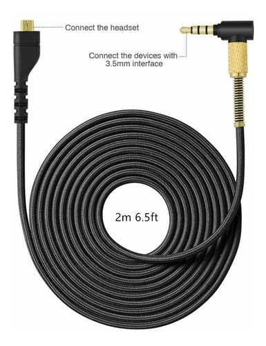 Imagen 7 de 7 de Audio Cable For Steelseries Arctis 3/pro Wireless/5/7/pro 2m