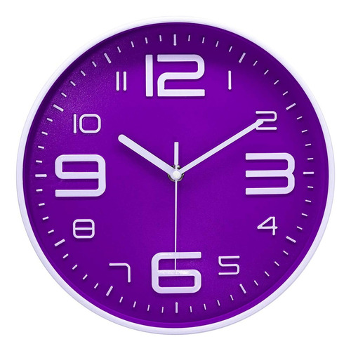 45min Reloj De Pared Moderno Con Esfera Numérica 3d De 10 Pu