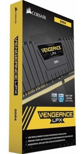 Imagem 2 de 2 de Memória Pc Com Dissipador Corsair Vengeance Lpx Ddr4 16gb