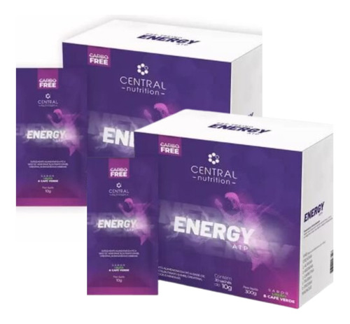 Combo 2 Energy Atp Limão 30 Sachês 10g Central Nutrition