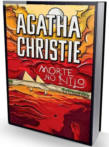 Livro Morte no Nilo, de Agatha Christie. Editorial Nova Fronteira, en português