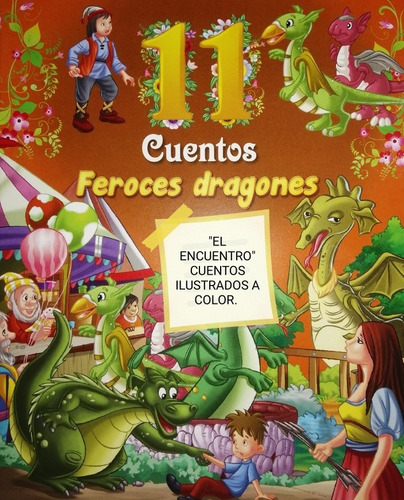 Dragones/55 Cuentos Infantiles Ilustrados A Color/ Paq. De 5