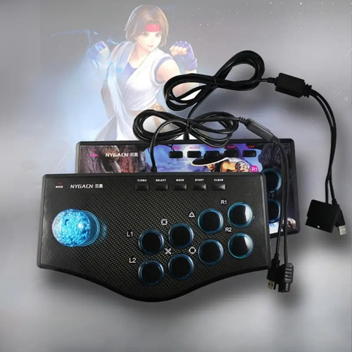 Joystick Arcade Mando Usb 4en1 Para Android Pc Ps2 Ps3