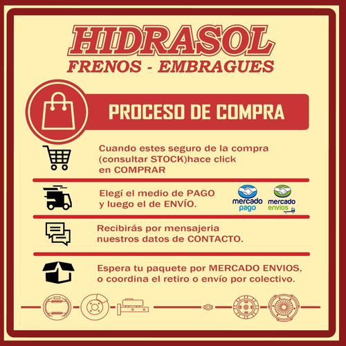 Campana Freno Delantera/trasera Rastrojero P63 67/73 - 254mm