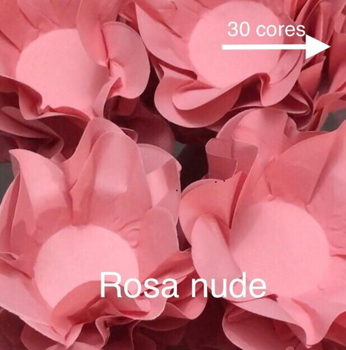 120 Forminhas Para Doces Grande Mod Genova Rosa Nude