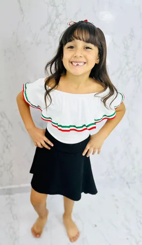 Blusa mexicana niña hotsell