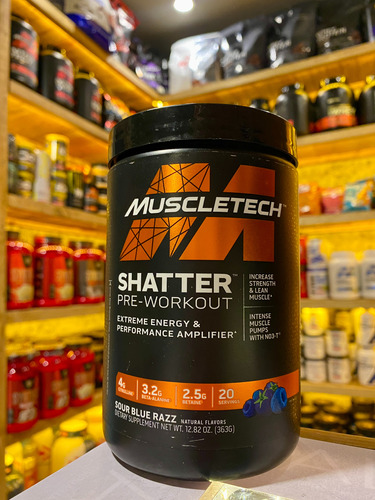 Pre-workout Muscletech Shatter | 20 Servicios