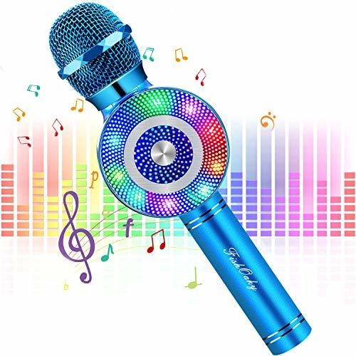 Fishoaky Micrófono De Karaoke Actualizado Para Niños,...