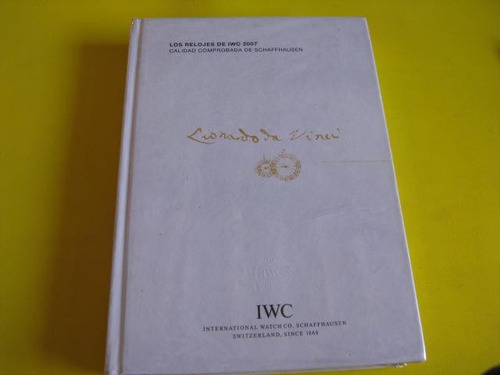 Intihuatana: Manual Catalogo Reloj, Iwc Leonardo Davinci Cj1