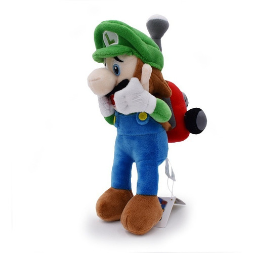 Super Mario Luigi's Mansion Luigi Muñeca Peluche Juguete 