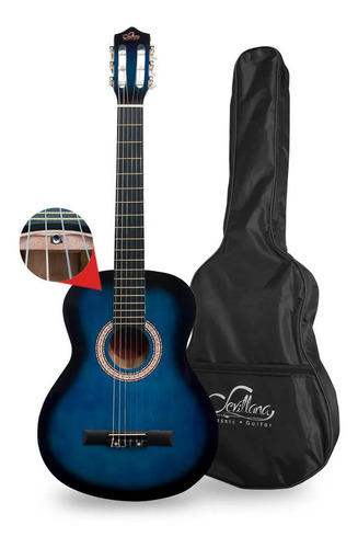Guitarra Clasica 39 C/ Funda / Alma Black -blue / 8449 