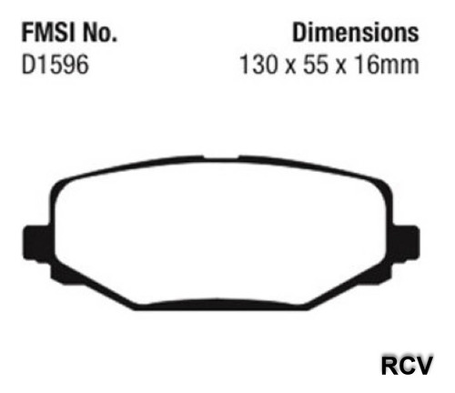 Balatas Disco  Trasera Para Chrysler Town&country   2012