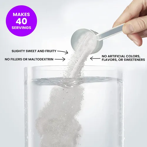 Polvo Para Preparar Bebida Natural De Electrolitos,