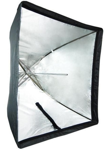 Imagem 3 de 5 de Softbox Sombrinha 60x60 Universal P/ Iluminação De Estúdio