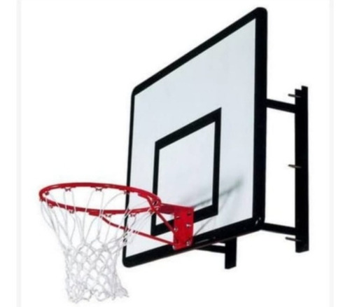 Tabela De Basquete  0,90 X 0,65 Com Suporte Para Parede