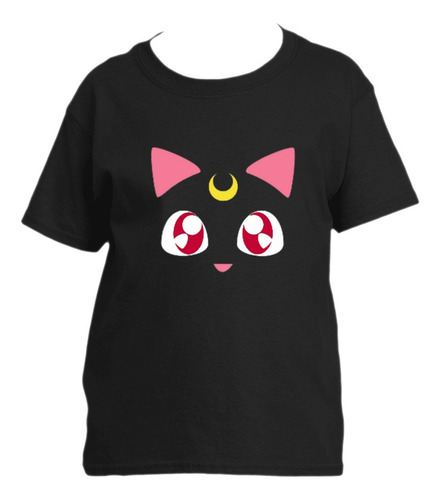 Polera Estampada Luna Sailor Moon Niño/niña Animé